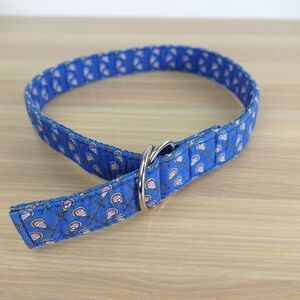 Vineyard Vines Blue and Silver Nautical Belt